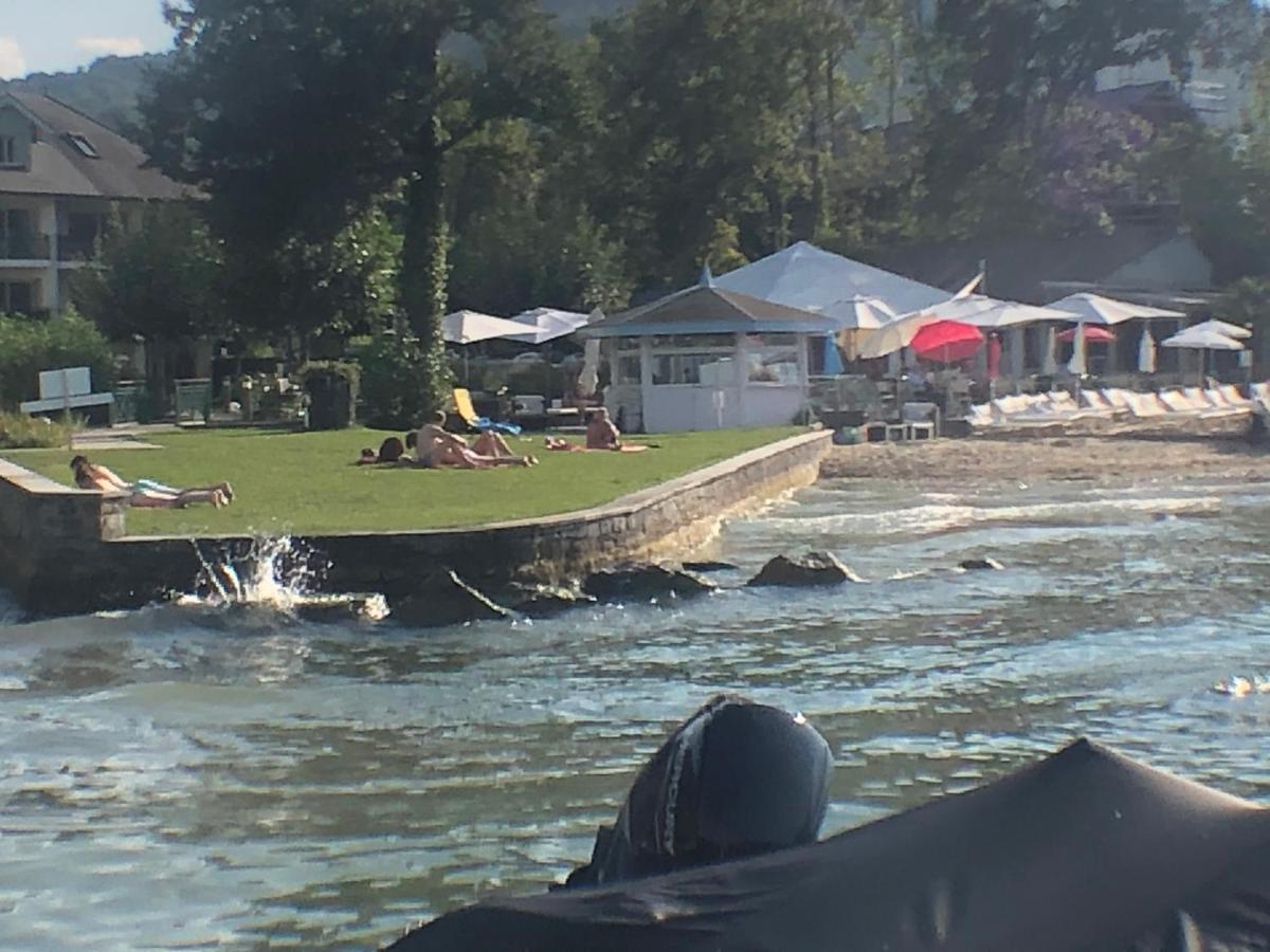 Studio Les Pieds Dans L'Eau Au Bord Du Lac D'Annecy Duingt Εξωτερικό φωτογραφία