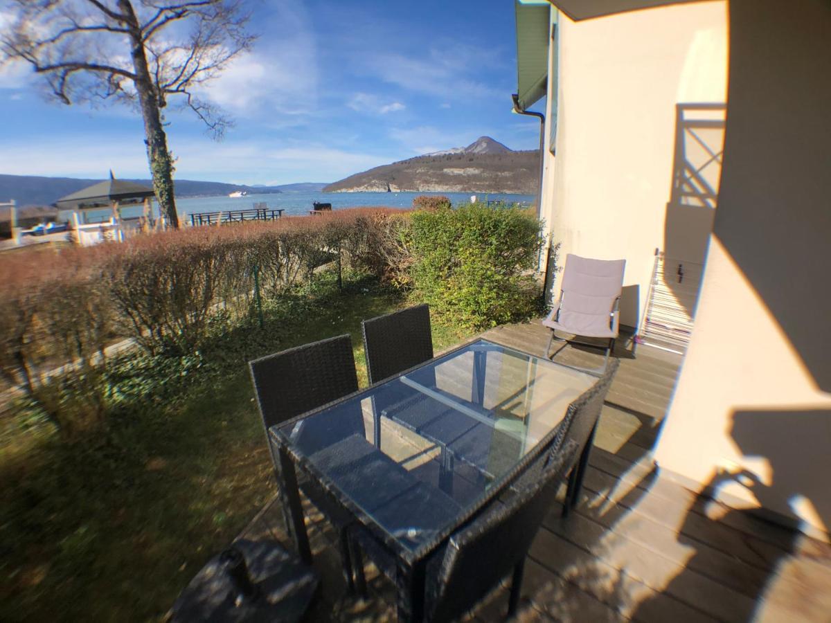 Studio Les Pieds Dans L'Eau Au Bord Du Lac D'Annecy Duingt Εξωτερικό φωτογραφία