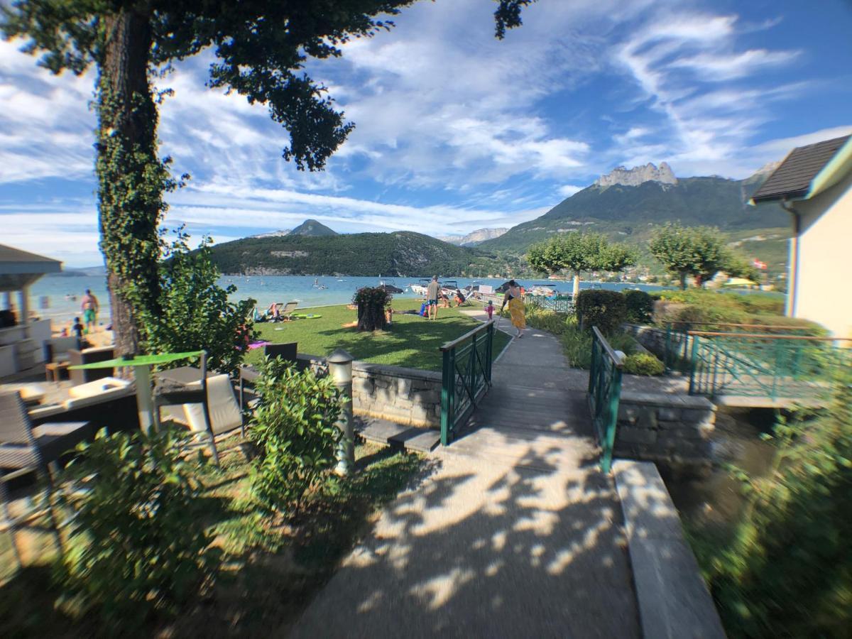 Studio Les Pieds Dans L'Eau Au Bord Du Lac D'Annecy Duingt Εξωτερικό φωτογραφία