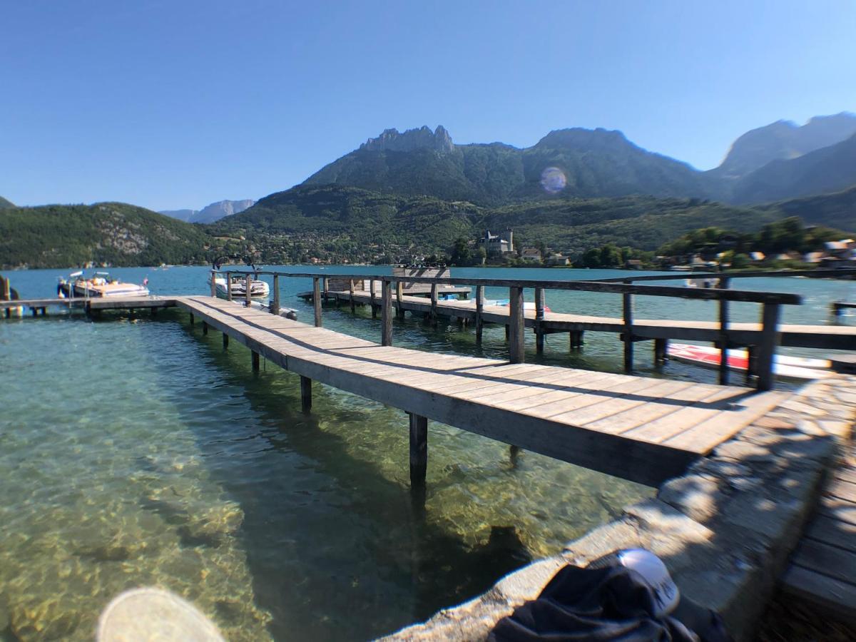 Studio Les Pieds Dans L'Eau Au Bord Du Lac D'Annecy Duingt Εξωτερικό φωτογραφία