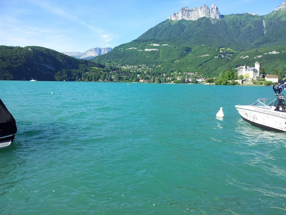 Studio Les Pieds Dans L'Eau Au Bord Du Lac D'Annecy Duingt Εξωτερικό φωτογραφία