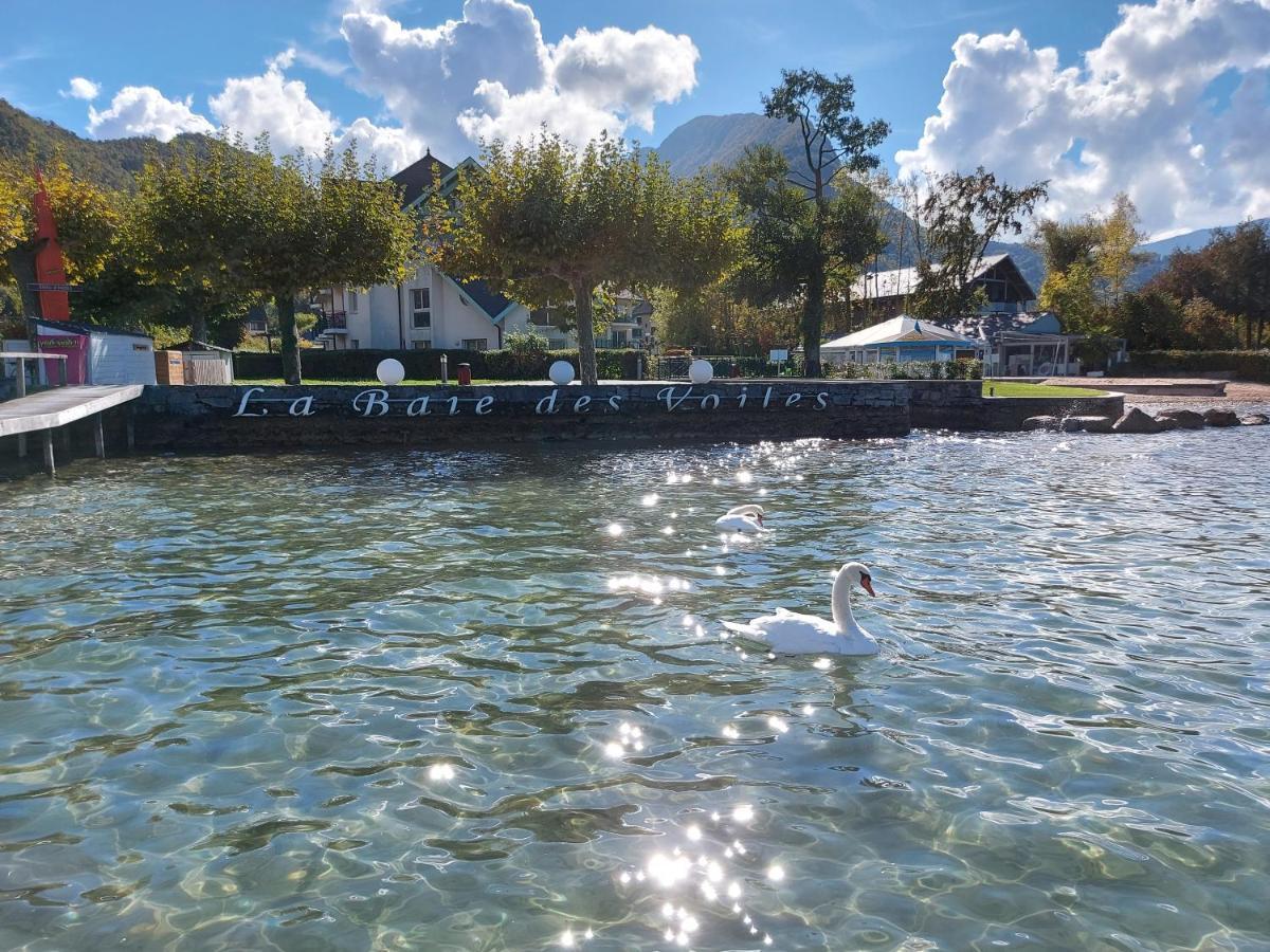 Studio Les Pieds Dans L'Eau Au Bord Du Lac D'Annecy Duingt Εξωτερικό φωτογραφία