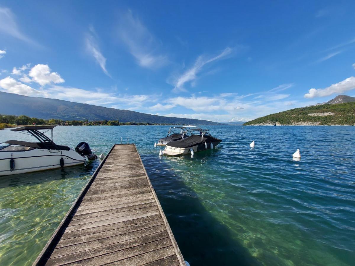 Studio Les Pieds Dans L'Eau Au Bord Du Lac D'Annecy Duingt Εξωτερικό φωτογραφία