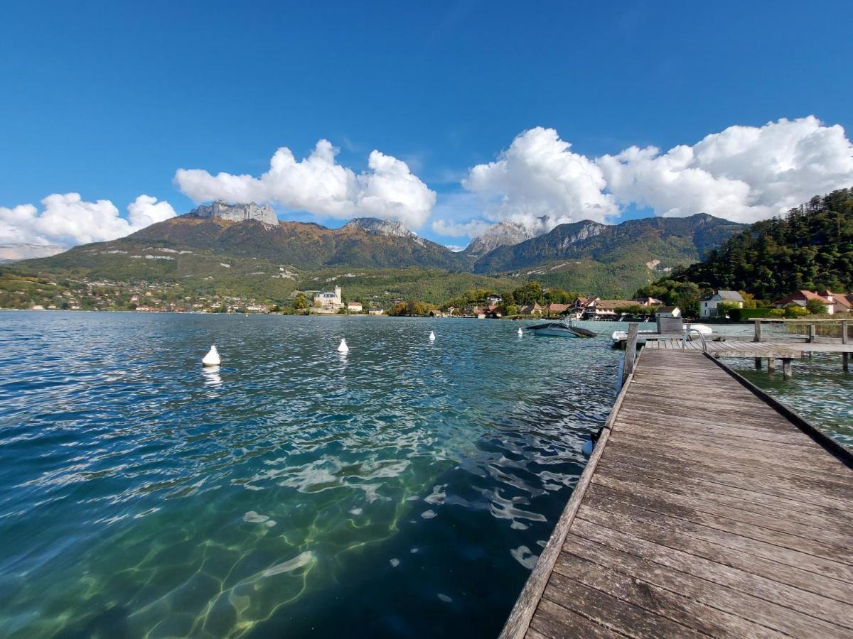 Studio Les Pieds Dans L'Eau Au Bord Du Lac D'Annecy Duingt Εξωτερικό φωτογραφία