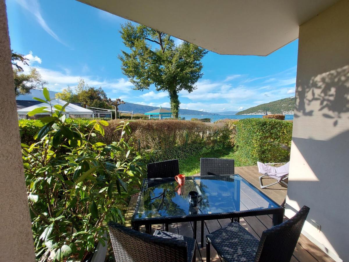 Studio Les Pieds Dans L'Eau Au Bord Du Lac D'Annecy Duingt Εξωτερικό φωτογραφία