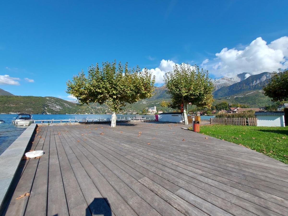 Studio Les Pieds Dans L'Eau Au Bord Du Lac D'Annecy Duingt Εξωτερικό φωτογραφία